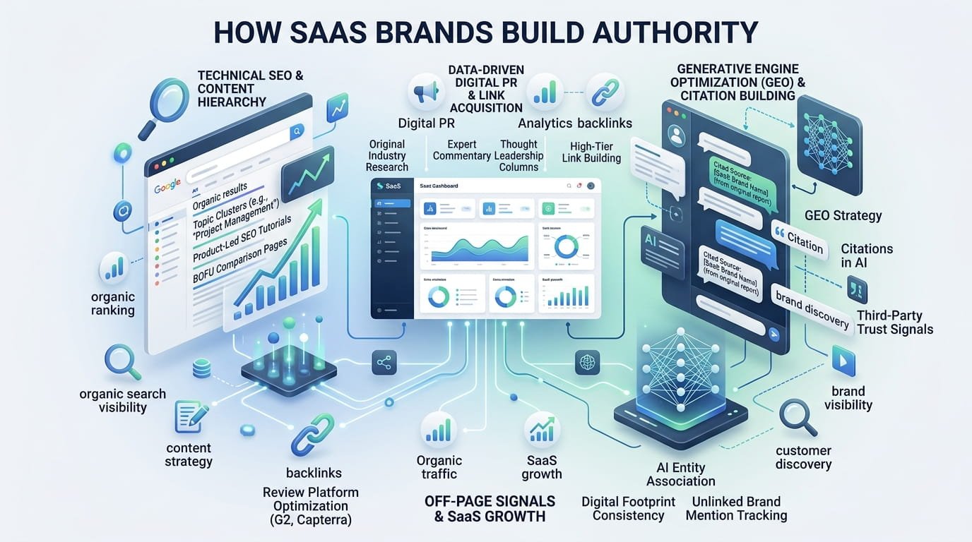 Read more about the article How SaaS Brands Can Build Authority Through SEO and Digital PR