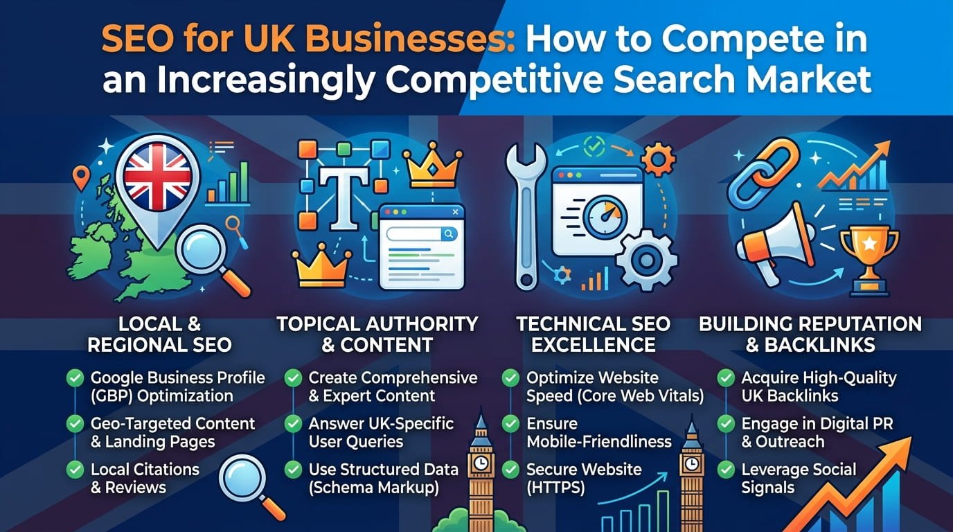 Read more about the article SEO for UK Businesses: How to Compete in an Increasingly Competitive Search Market