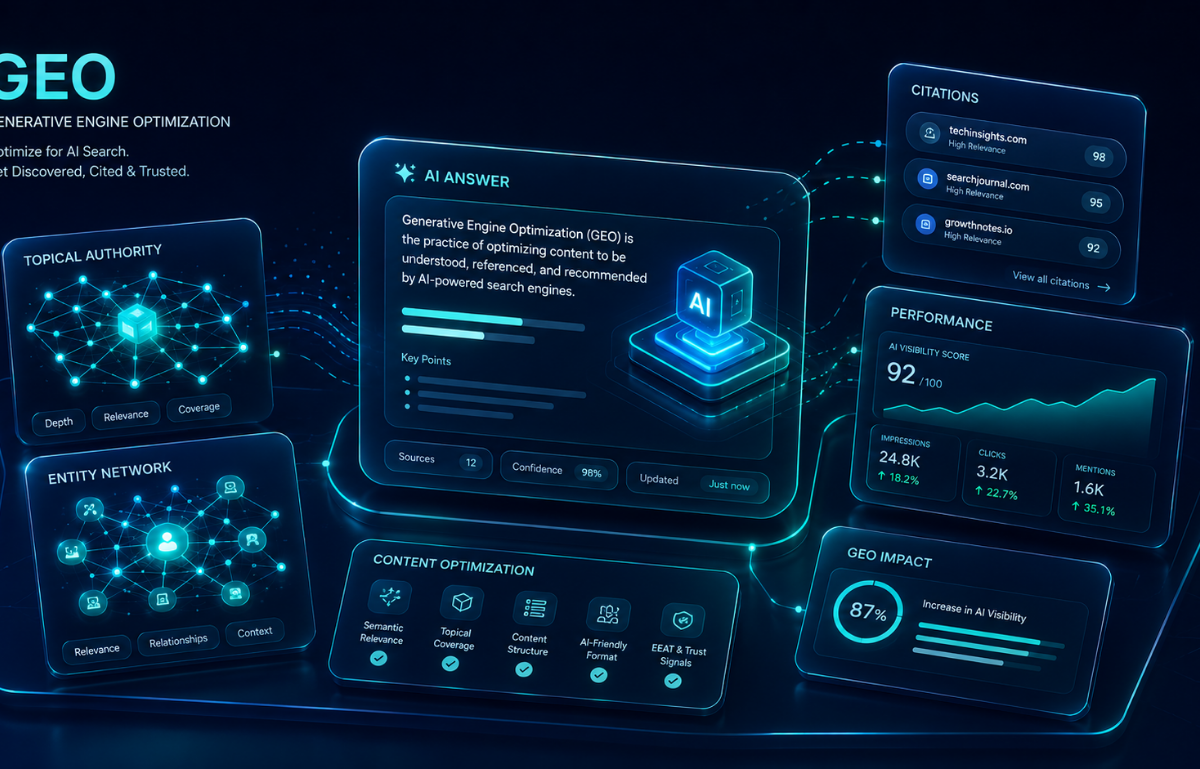 Read more about the article What Is GEO (Generative Engine Optimization) and Why Is Everyone Talking About It